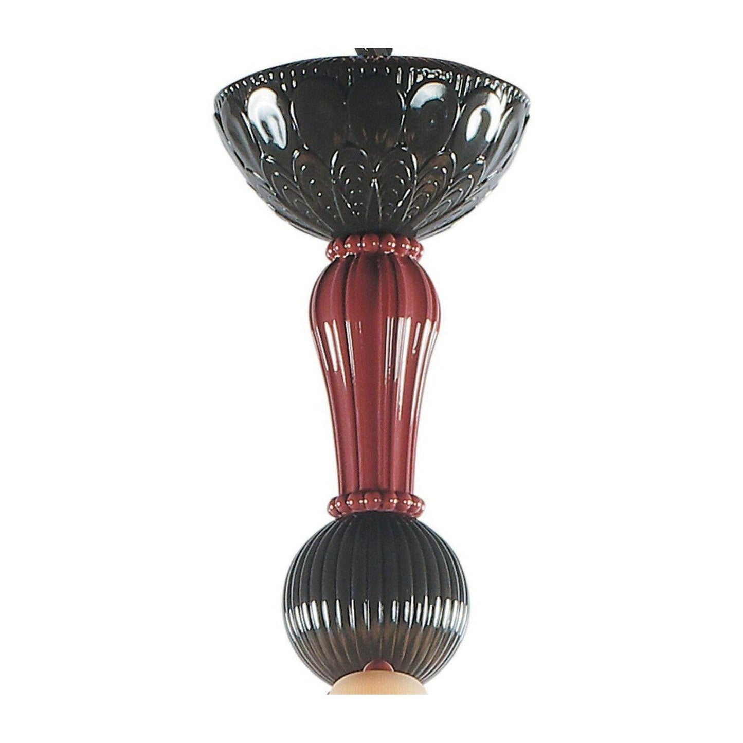 20-Light Porcelain Botanical Chandelier
