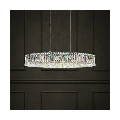 Art Deco Crystal Linear Pendant Light / Clear Radiance