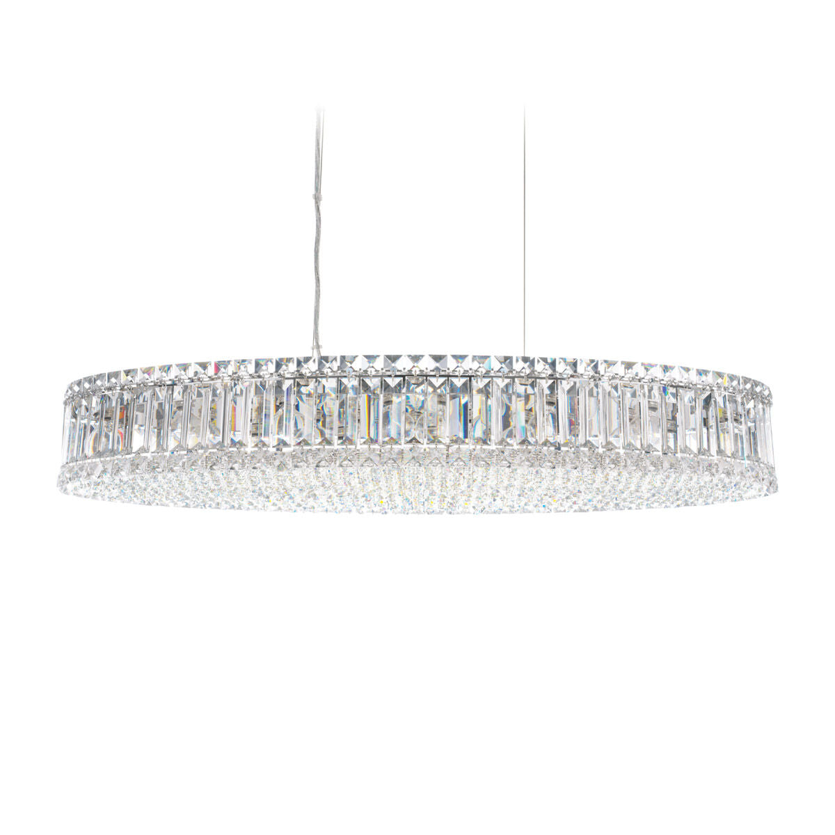 Art Deco Crystal Linear Pendant Light