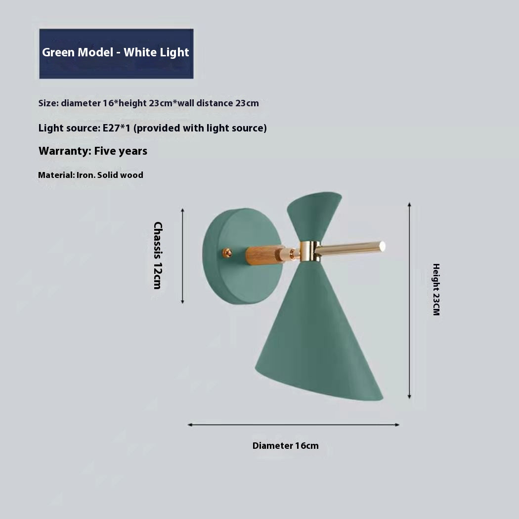 Modern Nordic Iron Wall Light / Without Light Source / Pink