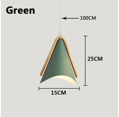 Nordic Single-Head Iron Pendant Light
