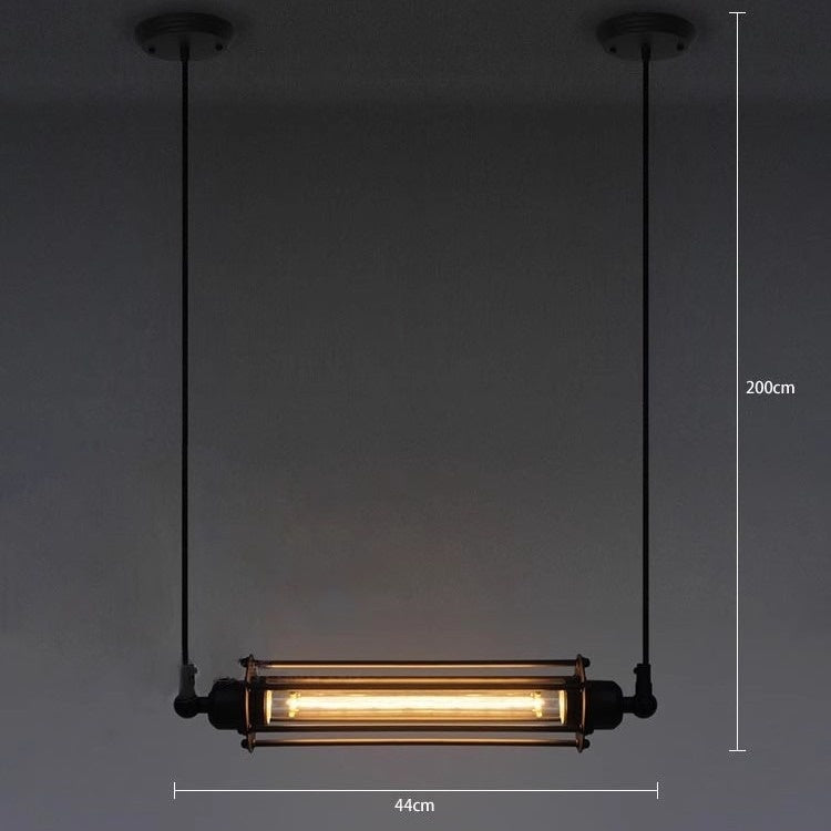 Retro Single-Light Iron Cage Pendant Light / 5W  LED / Single Head